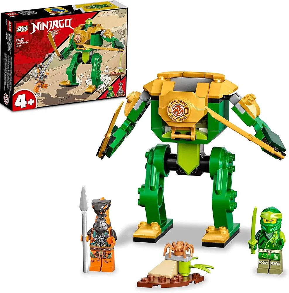 Lego Ninjago Lloyd's Ninja Mech 71757 Building Kit Multi Color