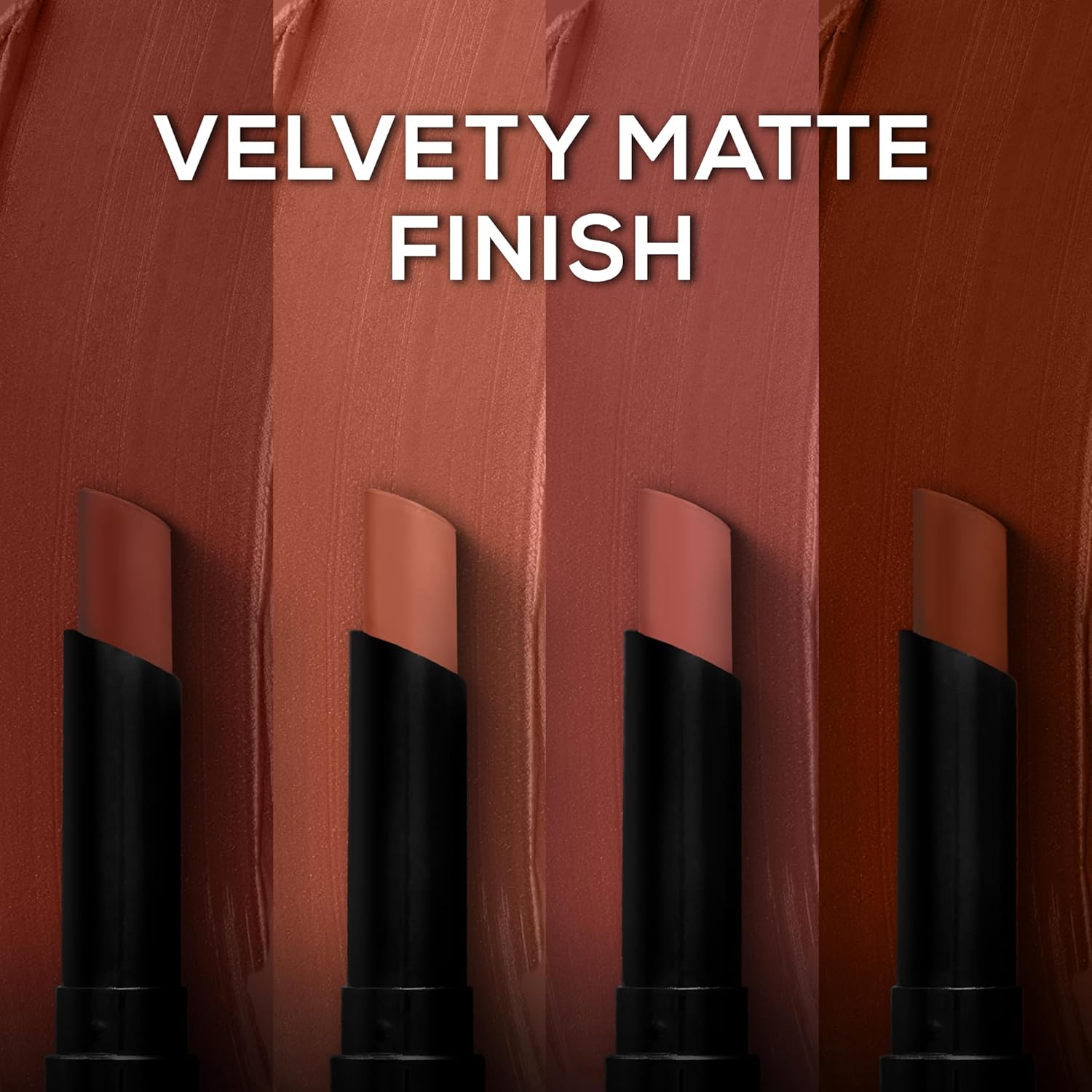 RENEE Very Matte Pack of 4 Matte Lipsticks - Nudes, Intense Color Pay Off, Full Coverage, Long Lasting & Weightless, Easy Glide Formula With Velvety Finish, Suitable for All Occasion & Gifting