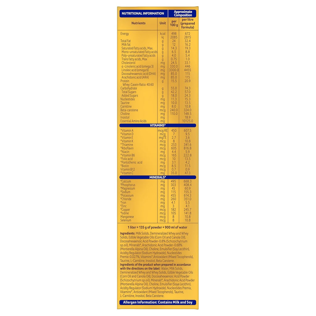 Aptamil Gold 2 Follow up Infant Formula Powder (After 6 months), Stage 2 -400gms -Bag-In-Box