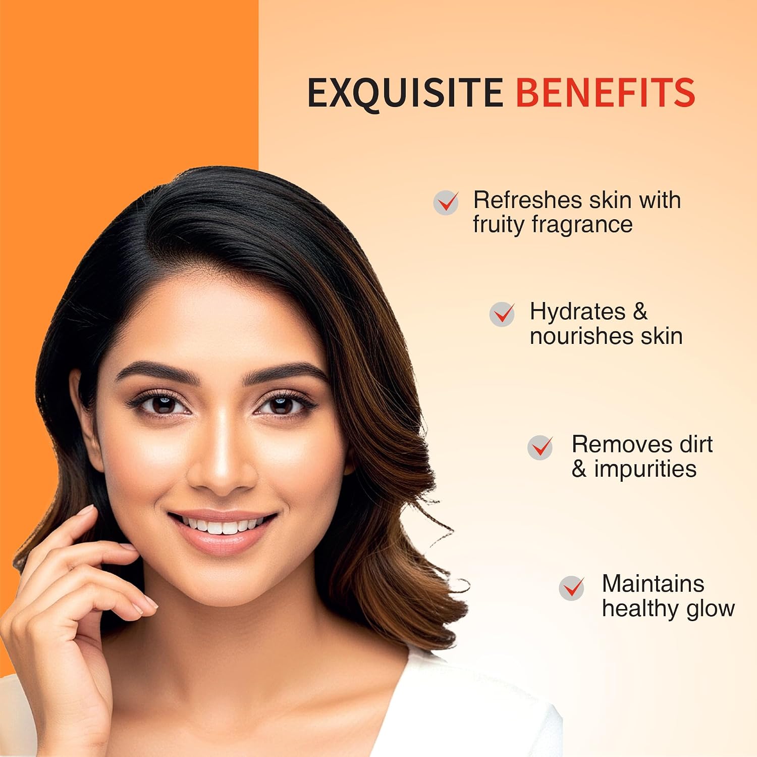 Ayouthveda Fruit Power Brightening Gel Face Wash | For Glowing Skin, Reduce Dark Spot & Blemishes | With Vitamins A, C & Antioxidants | 100ml (Pack of 1)