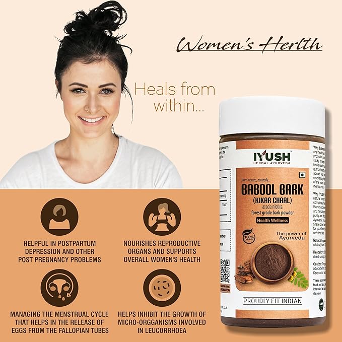 Iyush Herbal Ayurvedic Babool Powder Kikar Chhal Powder