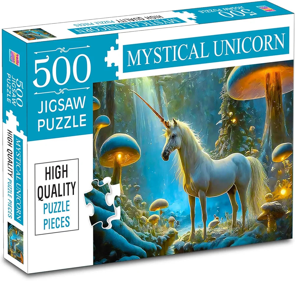 Hello Friend Unicorn Jigsaw Puzzles for Kids and Children Realistic Illustration Challenging