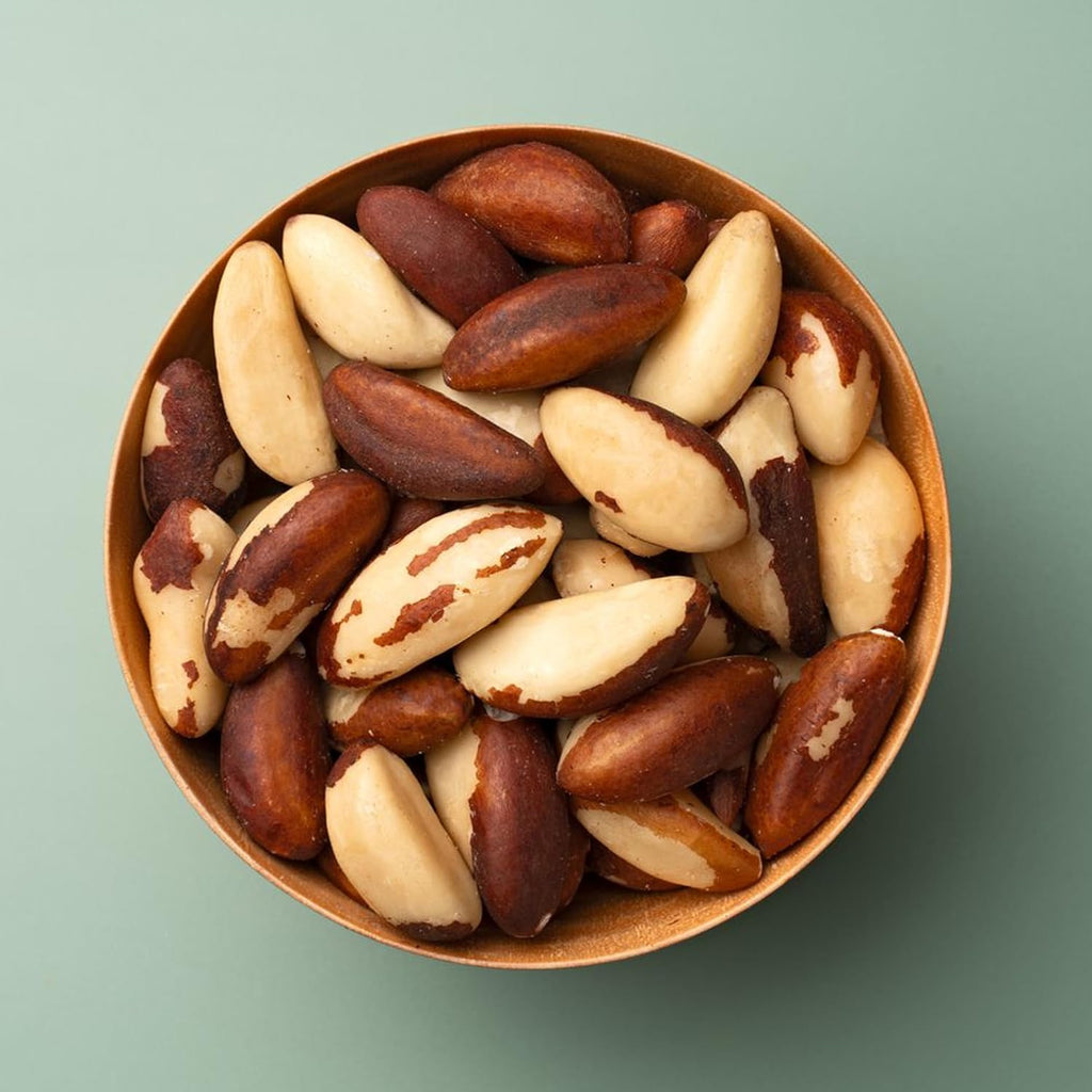 Organic Brazil Nuts, 50gm (Rich in Selenium | Superfood | Have 1 Daily | Product of Peru)