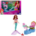 Mattel Disney Princess Ariel’s Rolling Chariot with Mermaid Fashion Doll & Figure