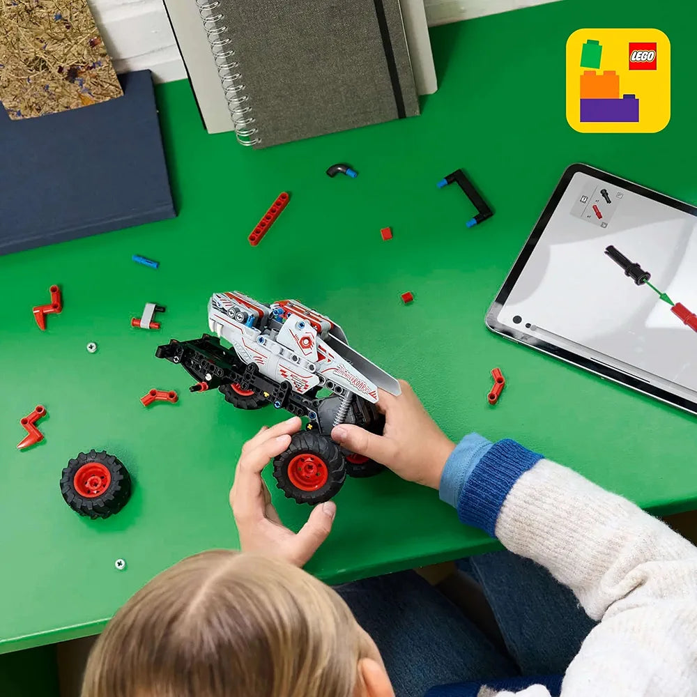 Lego Technic Monster Jam ThunderROARus Pull-Back Truck Toy 42200 Building Blocks Toys for 7+ Gift for Boys and Girls