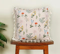 Ishro Home Premium Cushion Cover Colour Blooming Cranes Bill