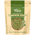 NUTTY ORGANICS Natural Pumpkin Seeds 200GM | Raw Pumpkin Seeds for Eating- Immunity Booster and Protein Rich Seeds | Healthy Diet Snacks | Weight Management