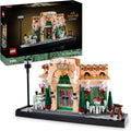Lego Icons French Café Paris Bookshelf Decor 10362 Building Blocks for 18+ Gift