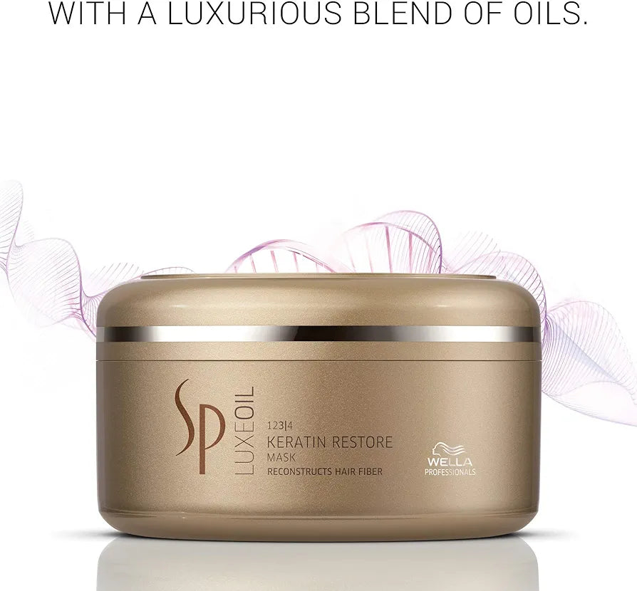 Wella SP LuxeOil Keratin Protect Shampoo And Hair Mask Combo