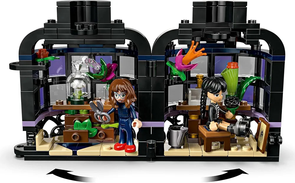 Lego Wednesday Black Dahlia Flower, Faux Plant Room Decor 76784 - Building Blocks Set for Age 9+ Boys and Girls