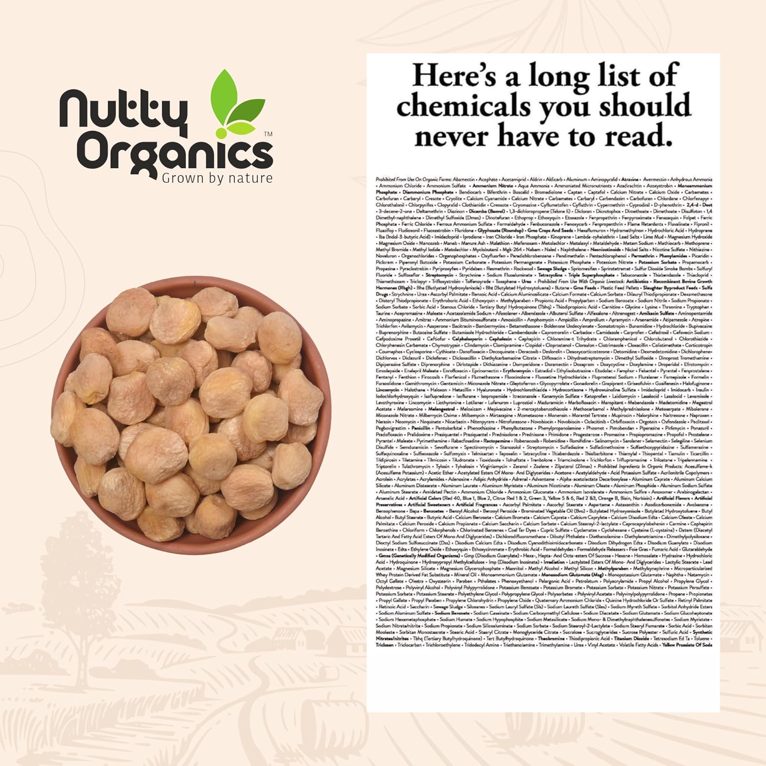 Nutty Organics Dried Apricots Jardalu 250GM | Nutritious | Rich in Iron | Tasty & Healthy Nuts Dry Fruits | Rich in Protein | Gluten Free