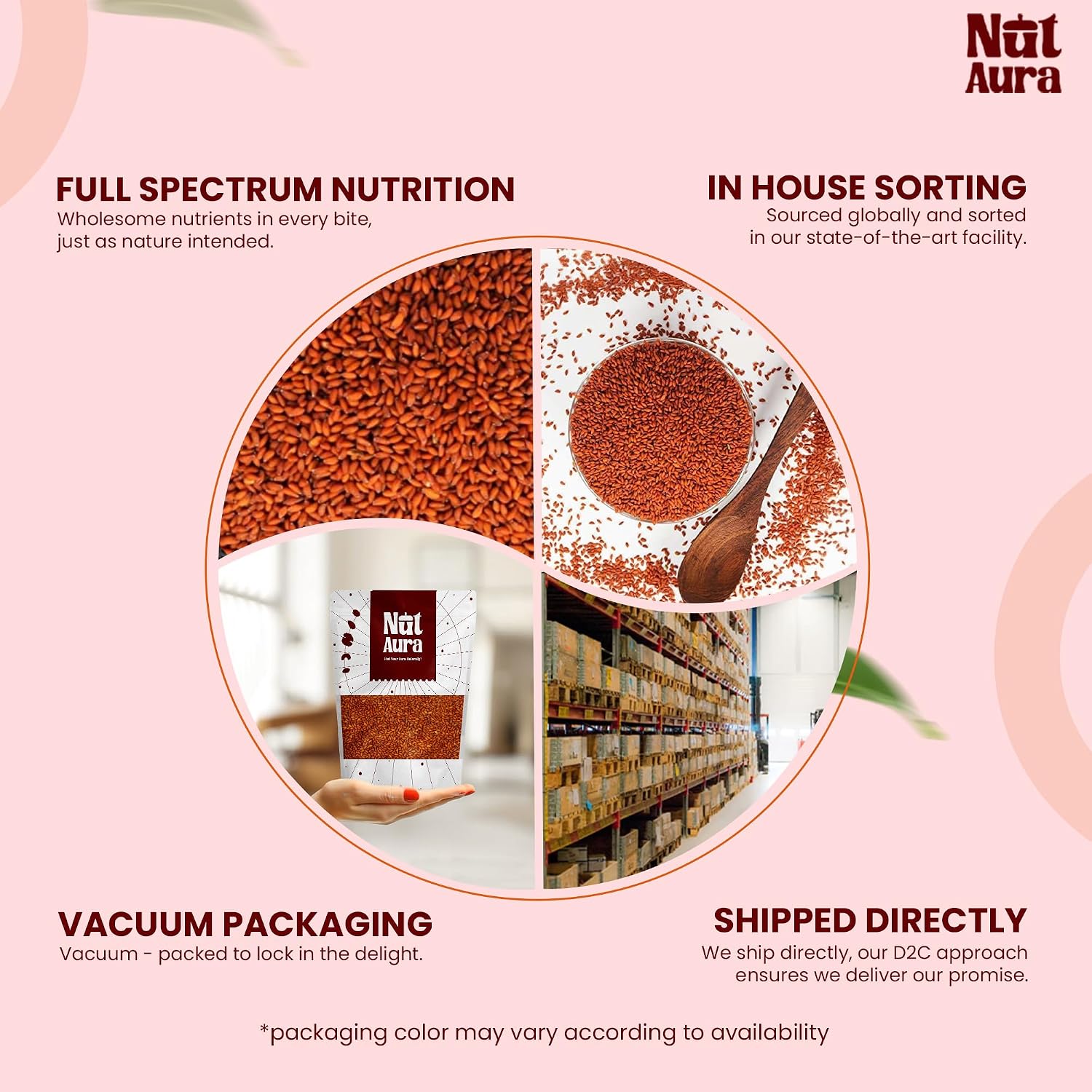Nut Aura Halim Seeds | Ayurvedic Garden Cress Seeds for Women | Boosts Immunity & Hormonal Health | Rich Iron & Protein | Ideal for Smoothies, Laddoos & Home Remedies Daily Nutrition Support Plus