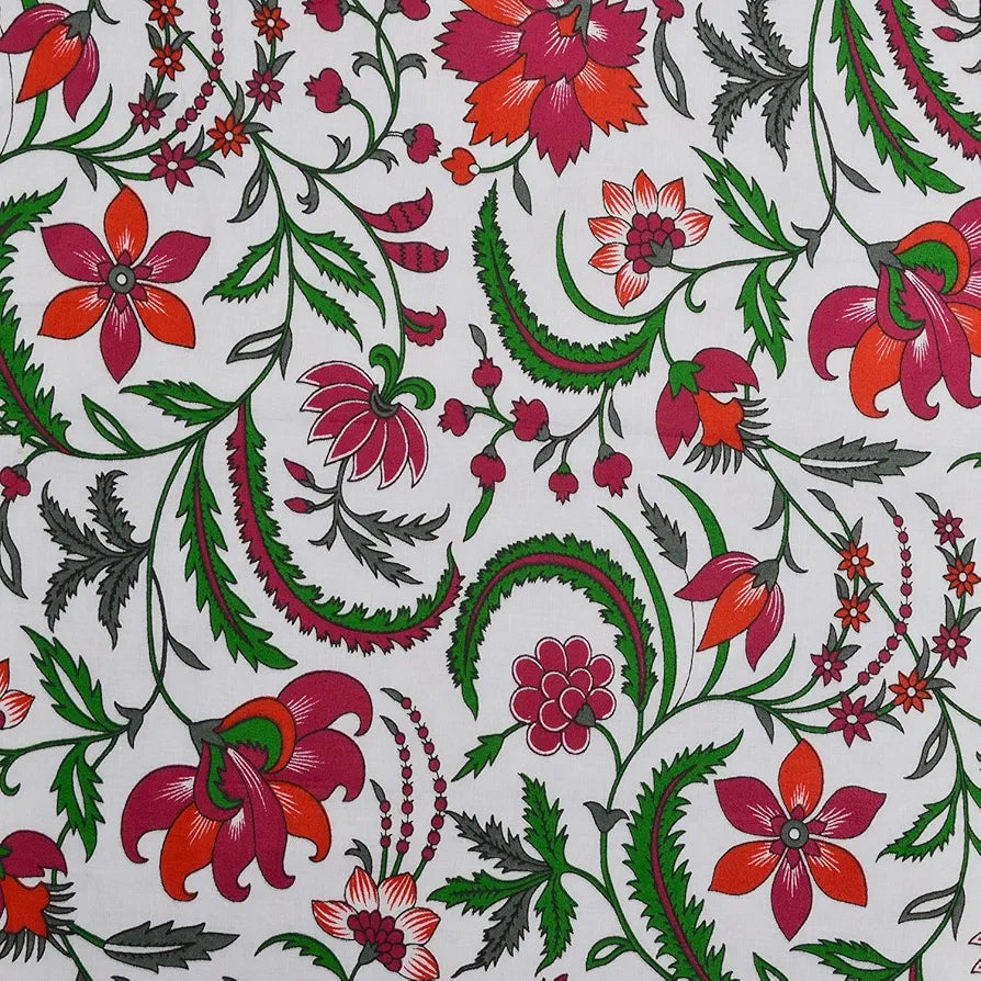 Trance Home Linen Pure Cotton Reversible Dohar Toddler Size Cotton Ac Quilt for Babies Colour Firdaus Red