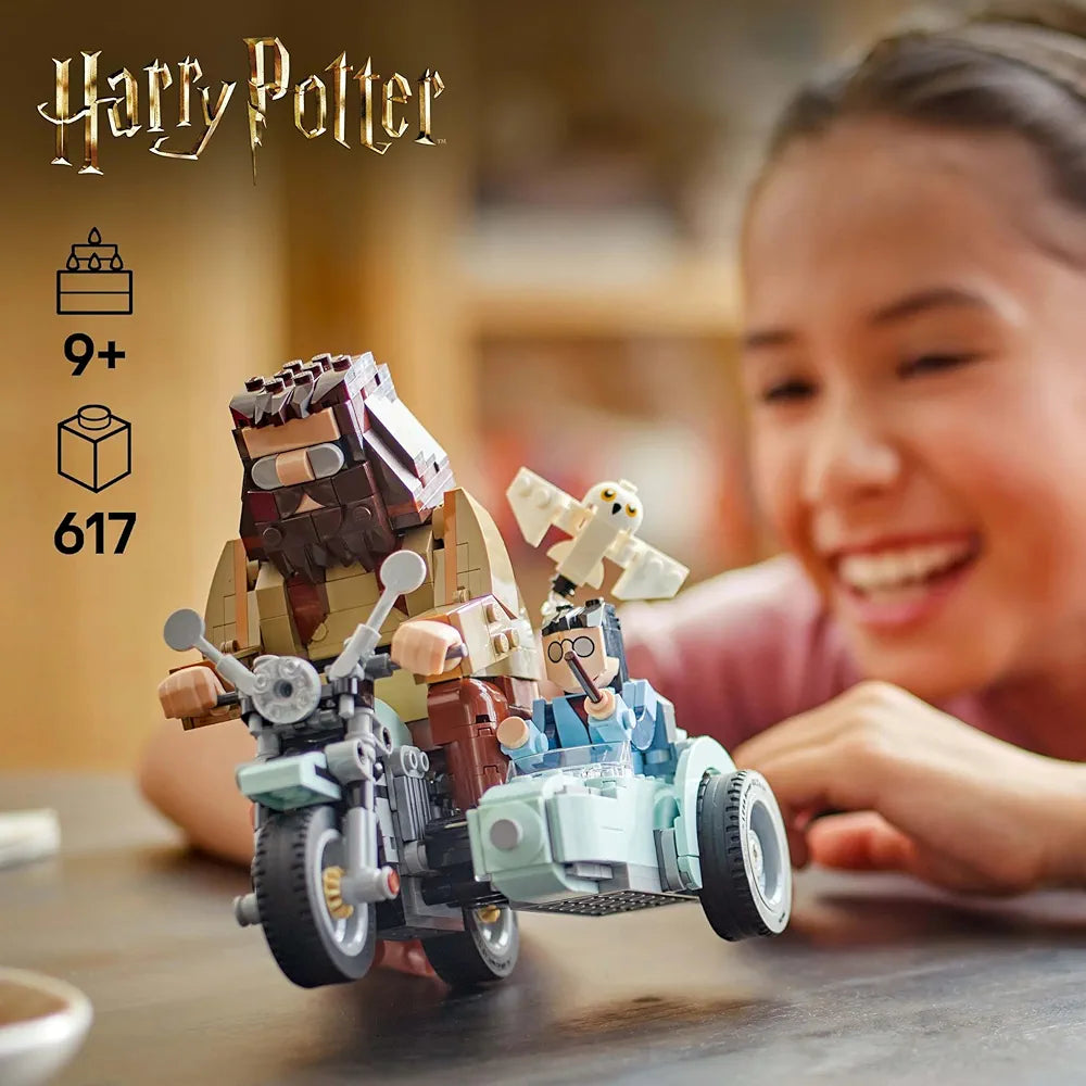 Lego Harry Potter Hagrid & Harry’s Motorcycle Ride, Magical Toy 76443 Building Blocks Toys for 9+ Gift for Boys and Girls