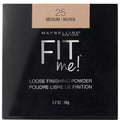 Maybelline New York Fit Me Loose Finishing Powder, Silky and Lightweight, Natural-looking beautiful skin, Quick blendable skin-friendly flawless makeup Loose Powder - Medium|20 grams