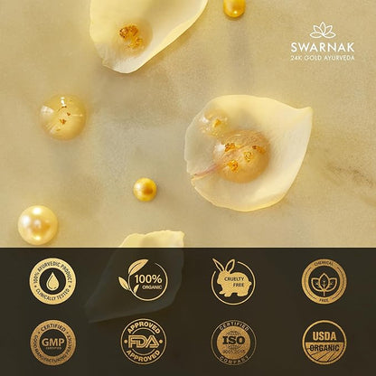 Swarnak Anti-Ageing, 24K Gold Ayurveda Face Serum