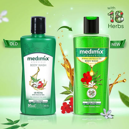 Medimix Ayurvedic Body wash 18 Herbs - 250 ml