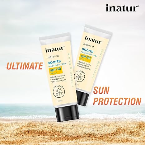 Inatur Sports Sun Protection Lotion SPF50 PA+++ - 60 ml