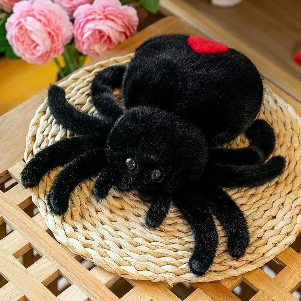 Tickles Spider Soft Stuffed Plush Halloween Toy for Kids 25 cm