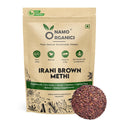 Namo Organics Irraani Methi Brown Fenugreek Whole Seeds for diabetes - 50g