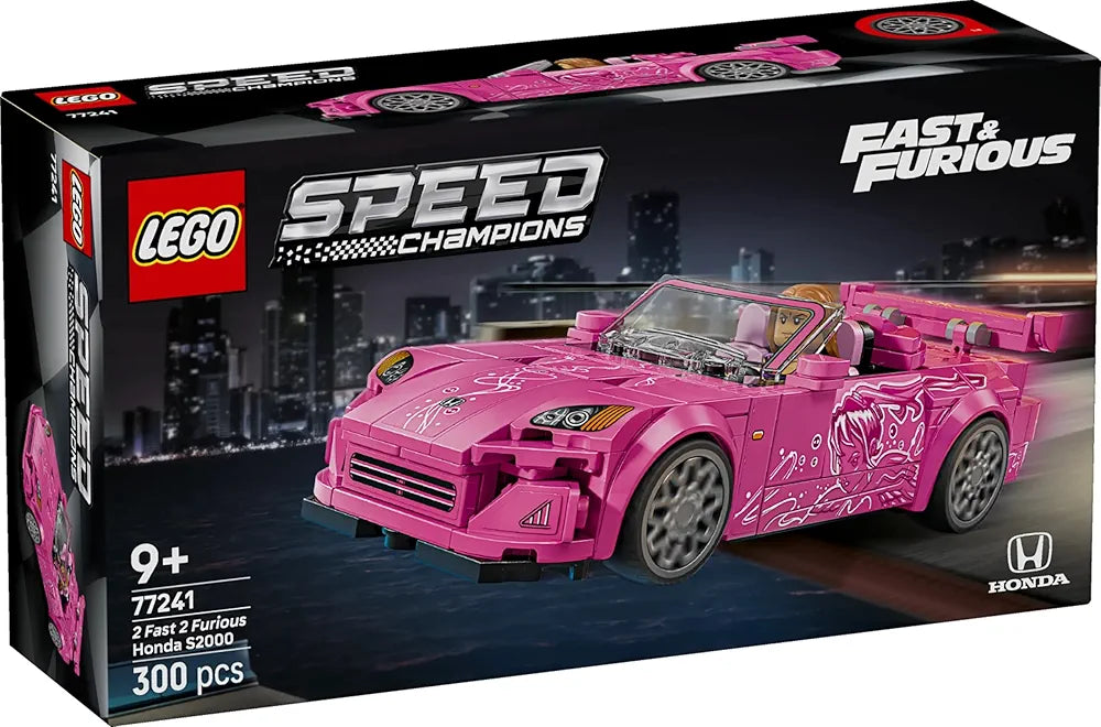 Lego Speed Champions 2 Fast 2 Furious Honda S2000 Car Toy 77241 Building Blocks Toys for 9+ Gift for Boys and Girls