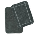 Sashaa World Microfiber Bathmat Colour Light Grey (Pack of 2)
