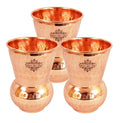 Indian Art Villa Indianartvilla Copper Mathat Glass Tumbler (Pack of 2)