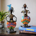 Ekhasa Nostrae Metal Show Pieces Rajasthani Musican Couple 1