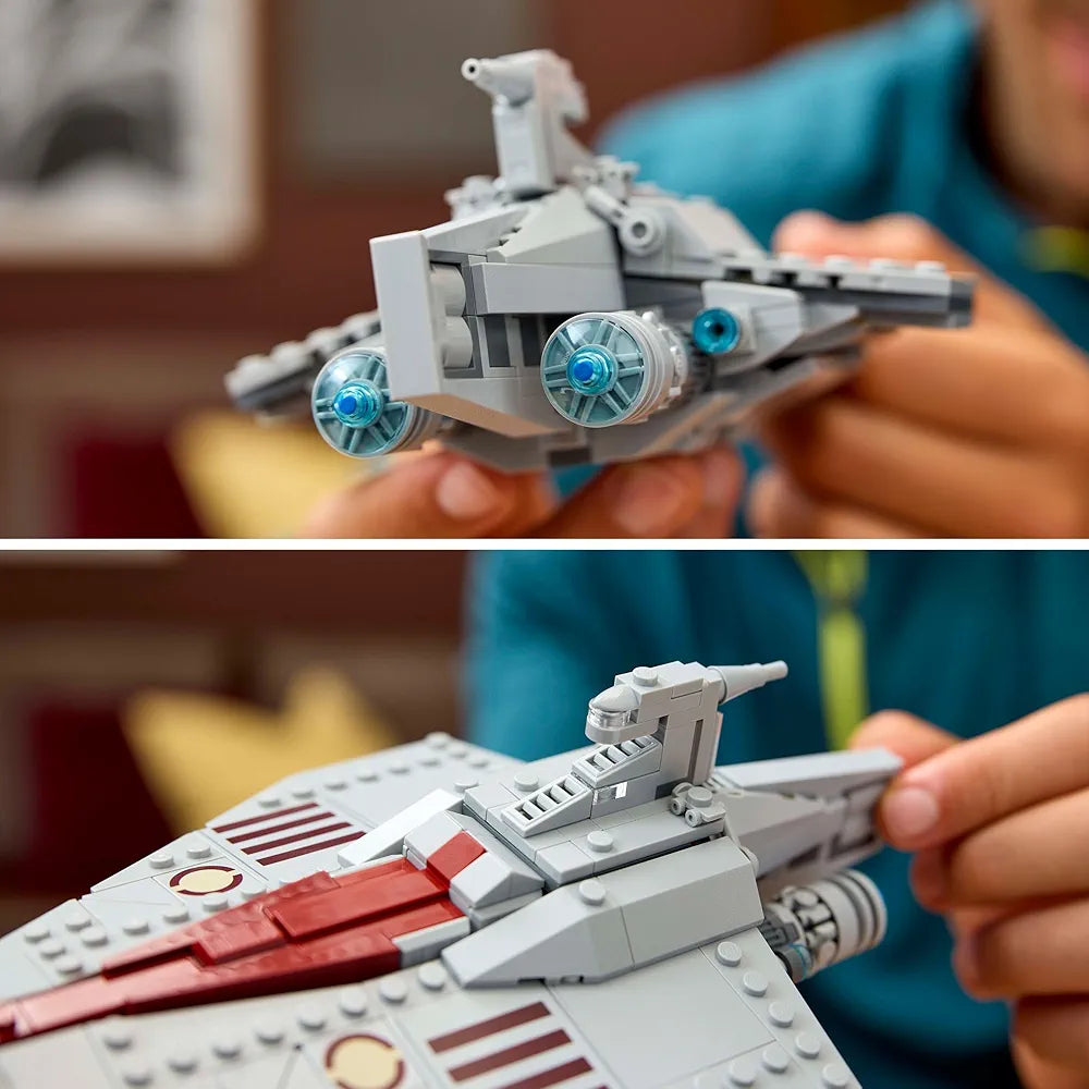 Lego Star Wars Acclamator-Class Assault Ship, Buildable Starship Model 75404 Building Blocks for 18+ Gift