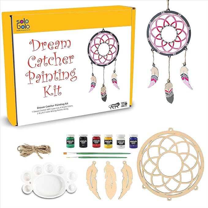 Solobolo - Mandala Art Dream Catcher Making Kit