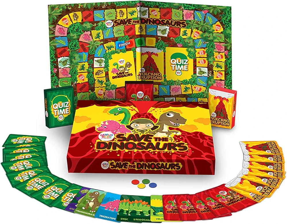 Genius Box Play some Learning Educational Toy for 5+ Year Age: Discovering Dinosaurs DIY, Activity Kit, Learning Kit, Educational Kit, STEM Toy 16 Activity Kit