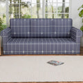 Kuber Industries Elastic Sofa Cover 3 Seater Stretchable Couch Slip Cover Grey