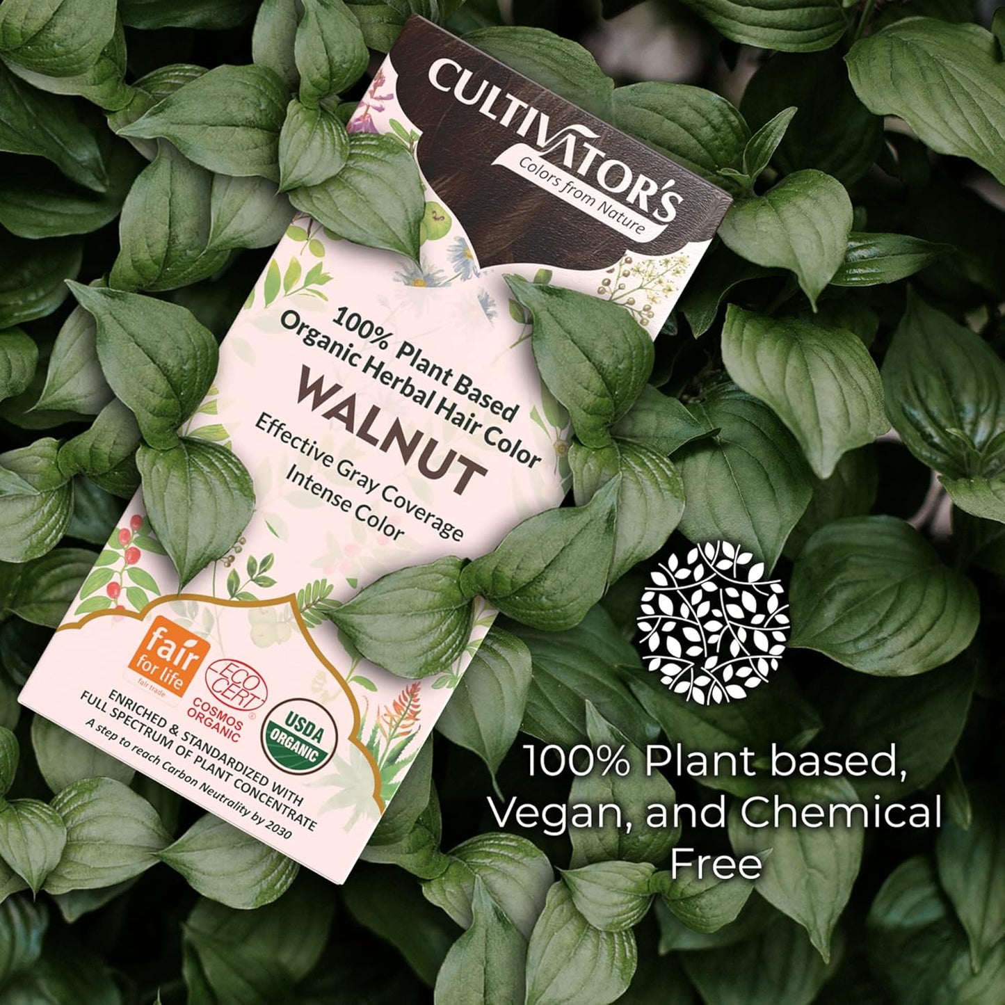 Cultivator's Walnut Organic Herbal Hair Colour - 100 gms