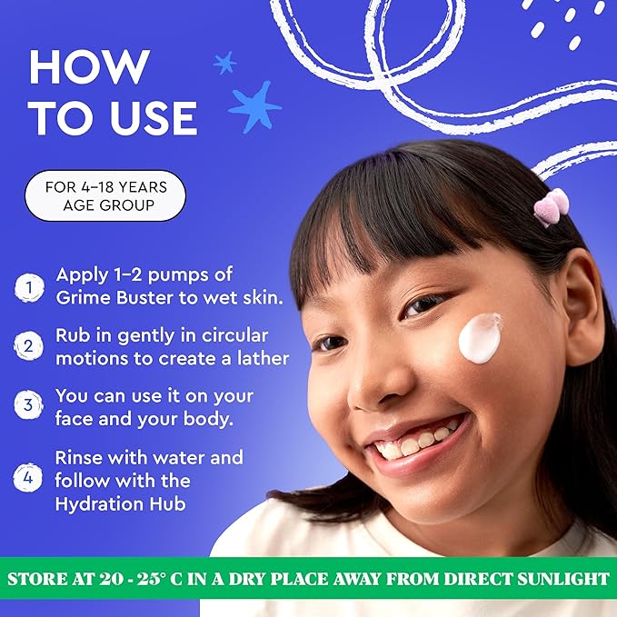YplayZ Body Wash For Kids Sensitive Skin For All Skin Types Age 4+ | 300 ML
