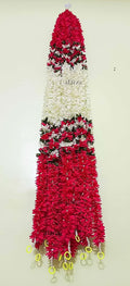 Afarza Choice Good Feel Good Artificial Flower Garland Toran p-pink-white Hanging 4 Pieces 5 Feet