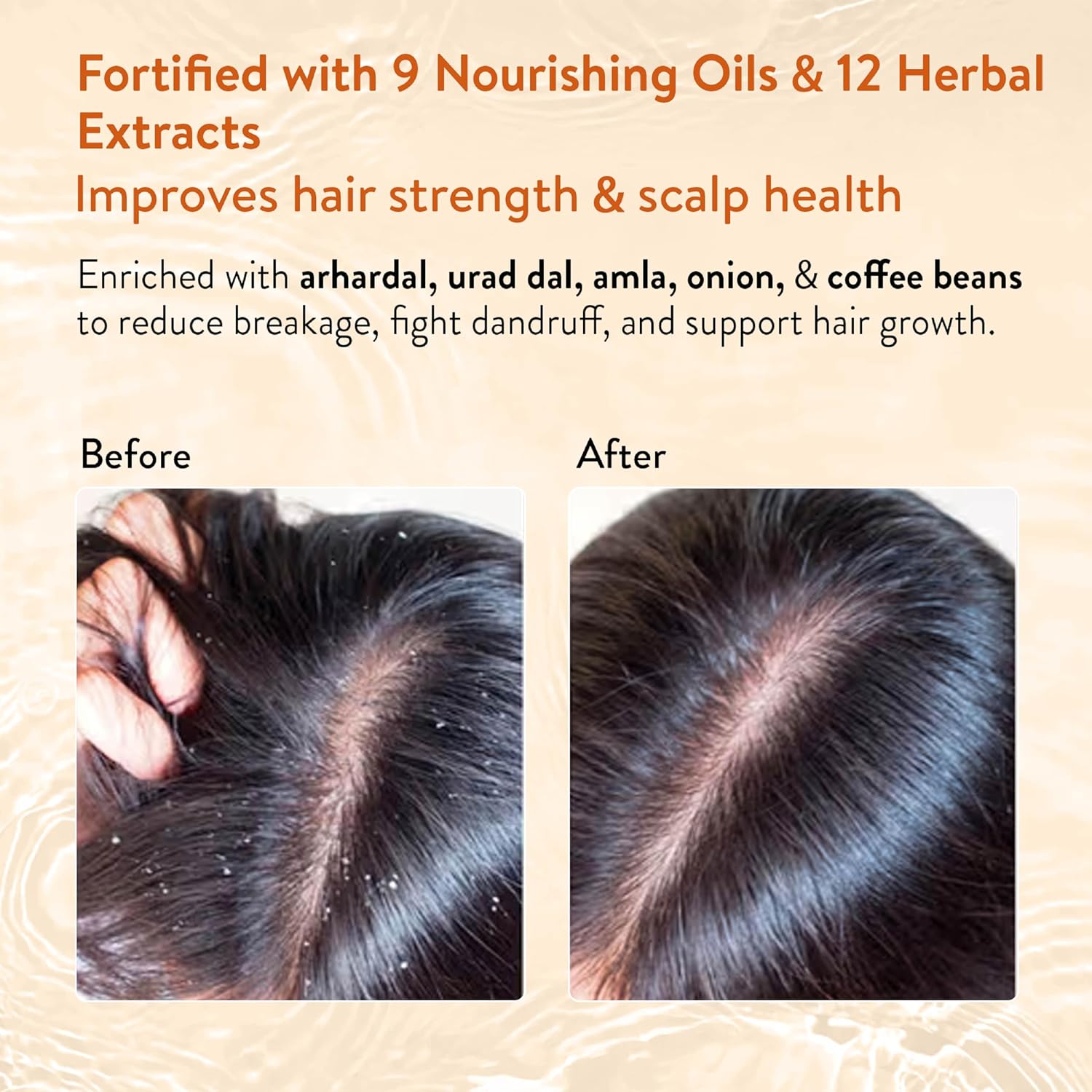Ayouthveda Protein Hair Oil | Nourishing Oil to Repair Damage | With Bhringraj, Coffee, Arhar & Urad Dal | Blend of 9 Nourishing Oils and 12 Herbal Extracts | Helps Improve Hair Strength, Shine & Softness | For All Hair Types | 100 ml