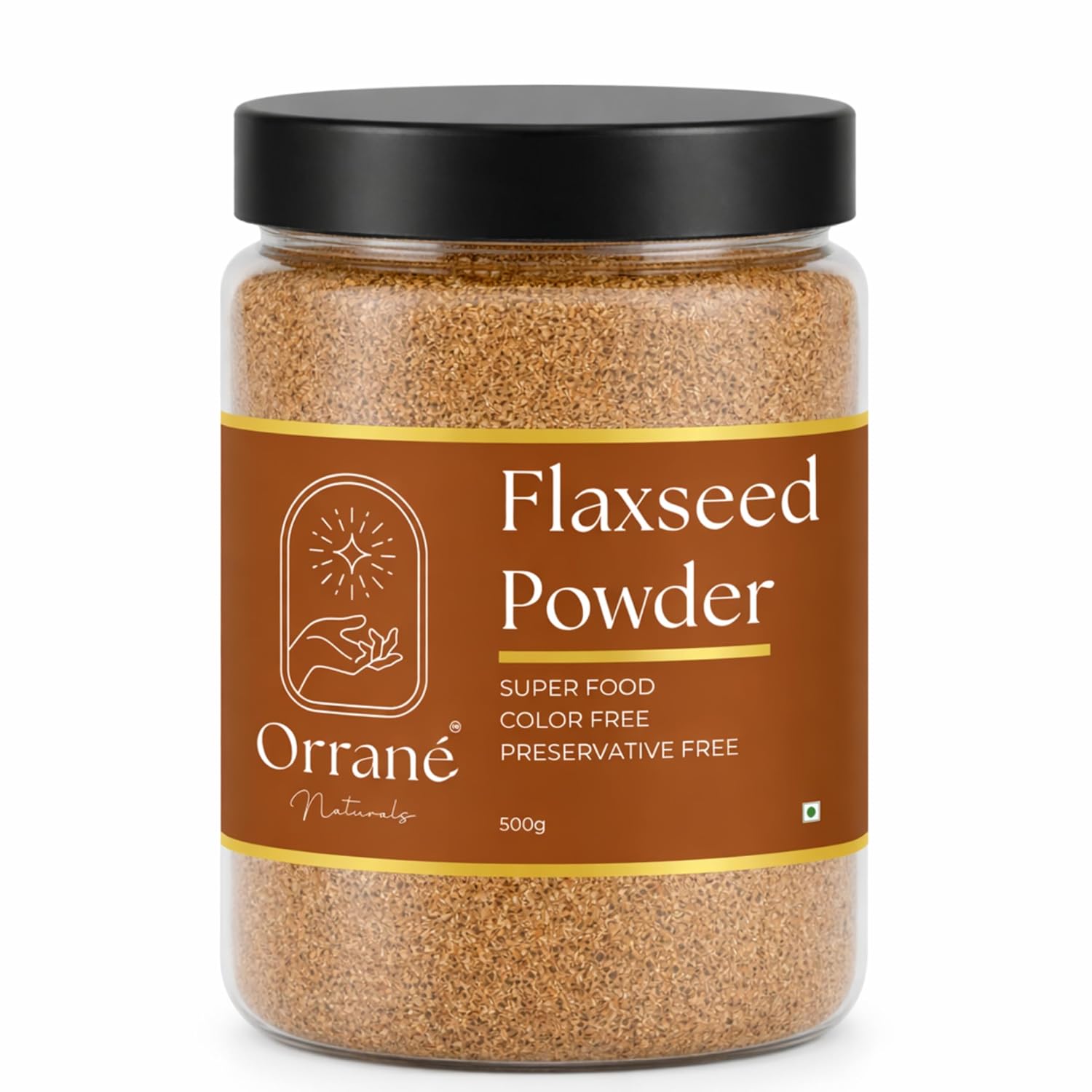Orrané Flaxseed Powder Finely Ground Alsi Beej Powder for Smoothies, Baking and Cooking | Rich Omega 3 High Fibre Superfood | Supports Heart Health, Digestion & Weight Management
