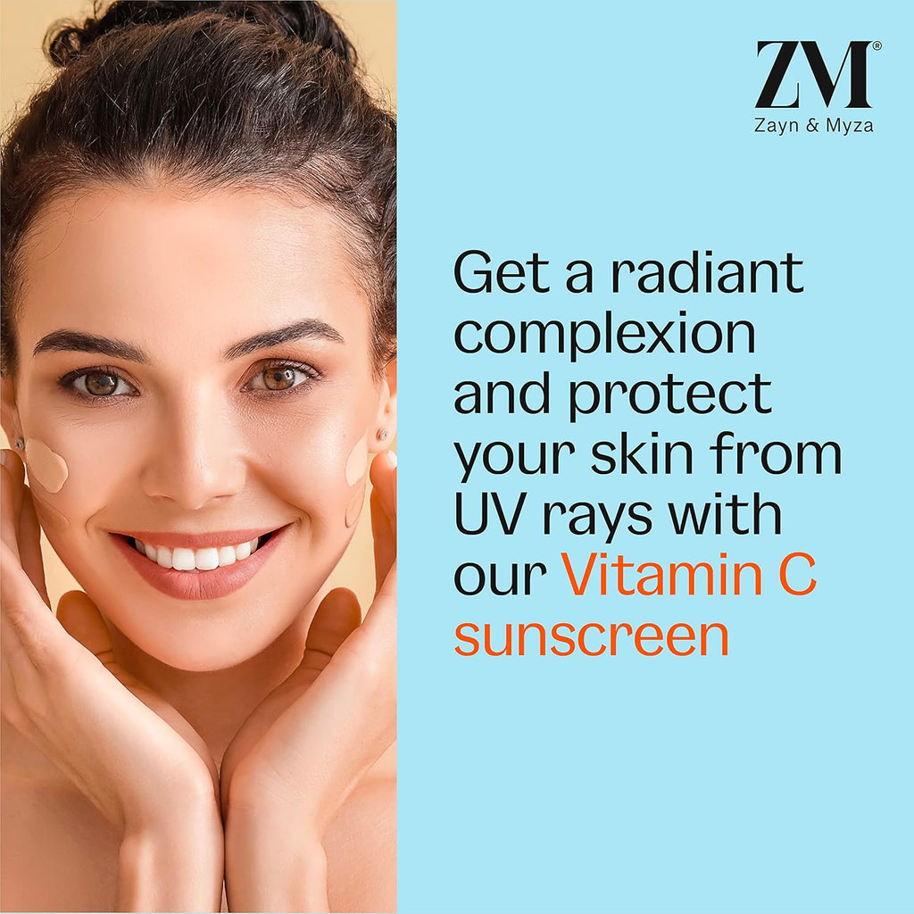 ZM Zayn & Myza Vitamin C UV Expert Hydrating Gel Sunscreen - 100 gms