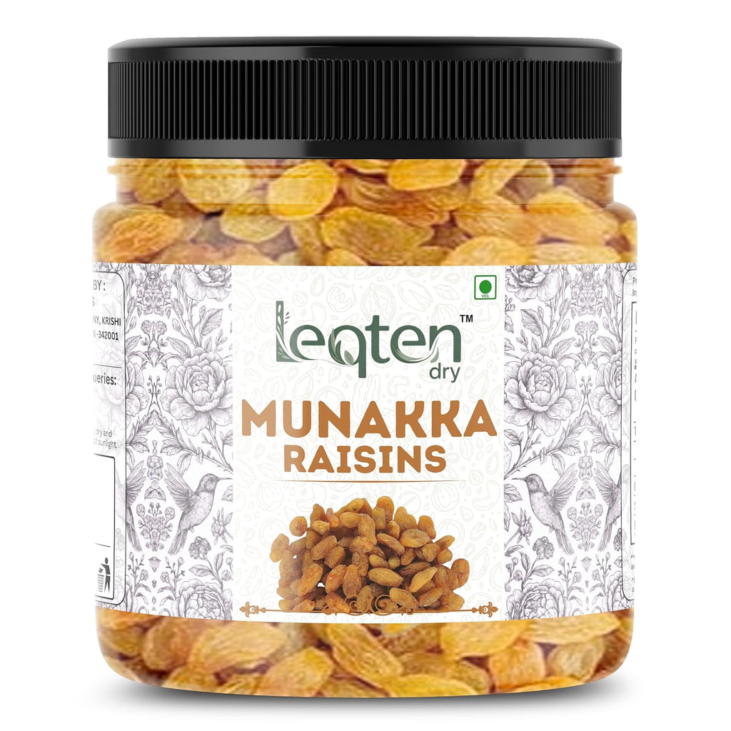 LEQTEN DRY Afghani Munakka 250g | Abjosh Raisin | Dry Fruits and Nuts | Natural Kishmish | Grocery Items | High Antioxidants Fresh