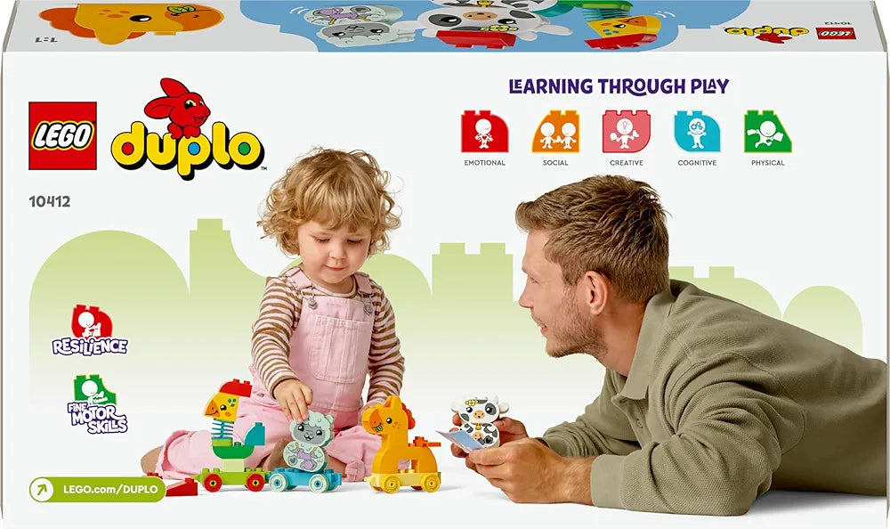Lego Duplo My First Animal Train Toy with Wheels for Toddlers 10412