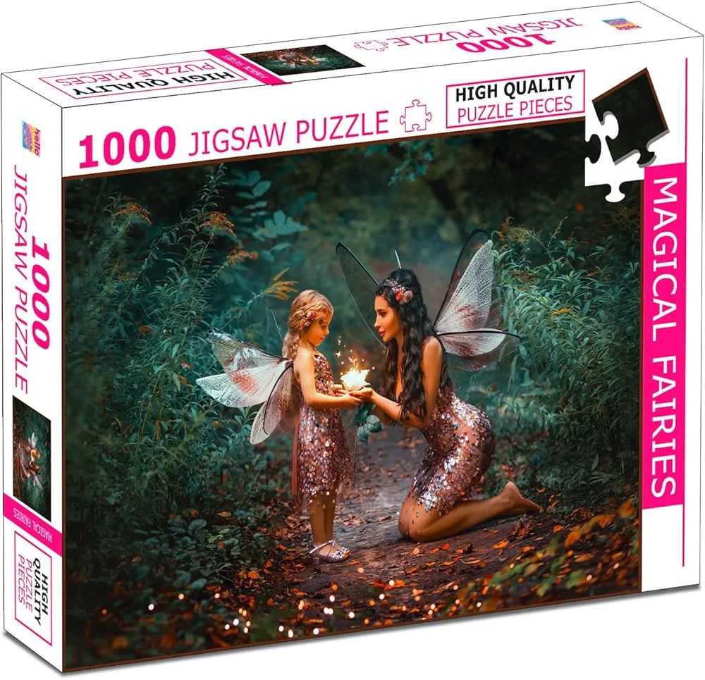 Hello Friend Magical Faries Jigsaw Puzzles 1000 - Piece for Kids and Childrens – Educational, Gifts, Fun and Creative Game - Ages 9+