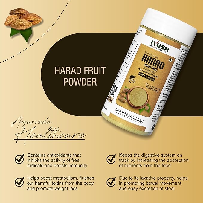 Iyush Herbal Ayurveda Harad Powder - 250 gms