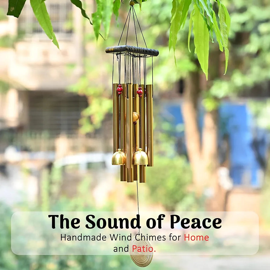 Zaicus Wind Chime Metal Hanging Bell Windchime 52cm Wind Chime-024
