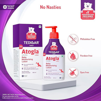 Torrent Pharma Tedibar Atogla Baby Lotion - 400ml