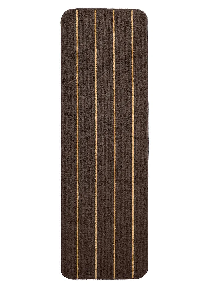 Saral Home Easy Living Polypropylene Rectangular Striped Soft Pp Yarn Durable & Washable Multipurpose Runner