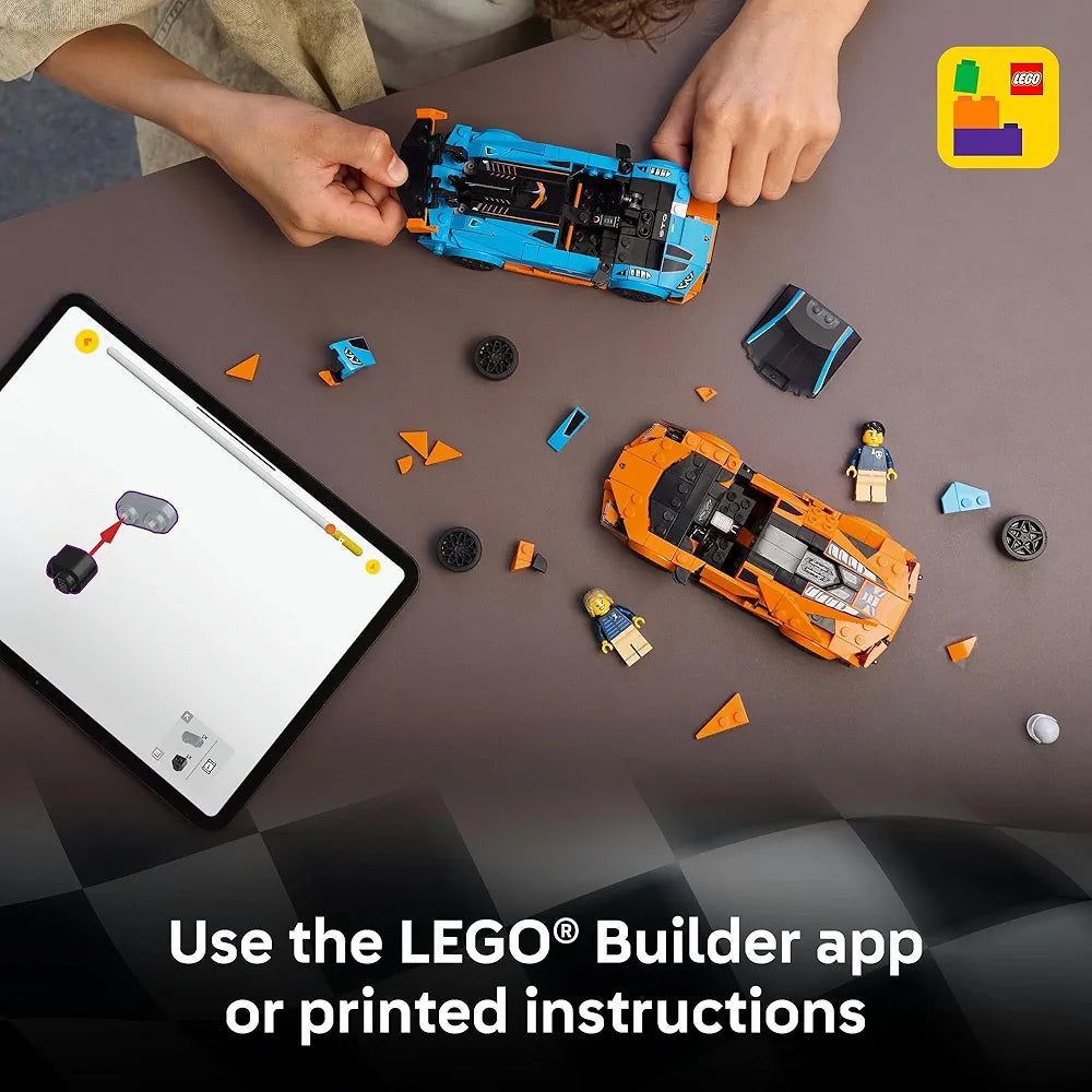 Lego Speed Champions Lamborghini Revuelto & Huracan STO 77238 Building Blocks Toys for 10+ Gift for Boys and Girls