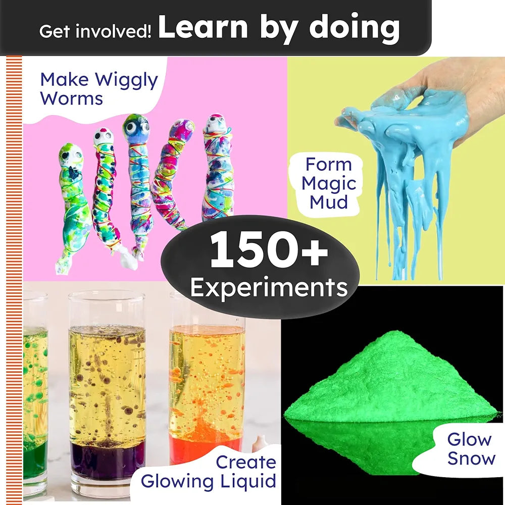 Butterfly EduFields 150+ Science Experiment Kit for Boys Girls Ages 8-10-12-14 Year Old Kids Birthday Gift for Kids Stem Learning Toys
