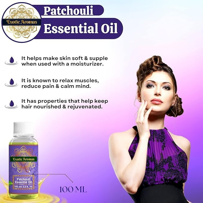 Exotic Aromas Patchouli Essential Oil - 100 ml