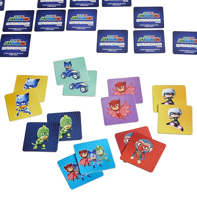 Hasbro Gaming PJ Masks Matching Game for Kids Ages 3&Up Fun Preschool Game Multicolor