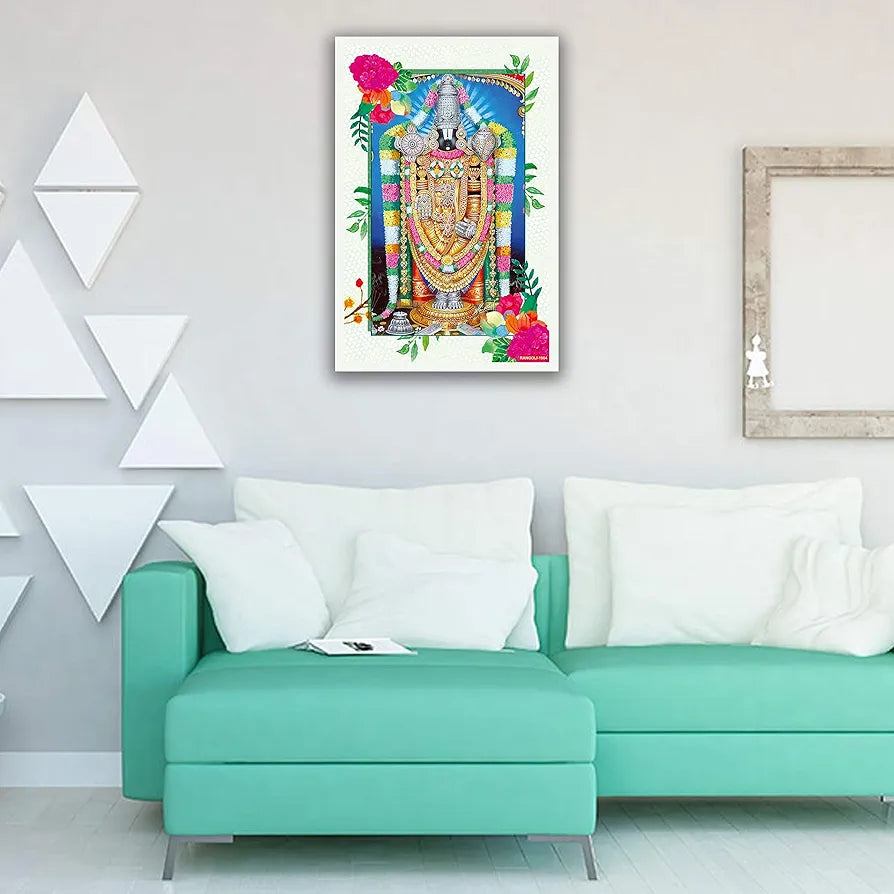 Rangoli MDF Wall Stick Decorative Panel 12x18 Wall Art P-1 Design-16